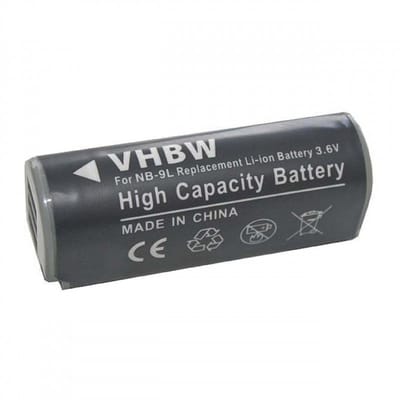 Camera accu compatibel met Canon NB-9L / 600 mAh
