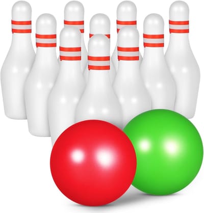 Miniatuur bowlingset voor poppenhuisdecoratie - Sportmodel met bowlingkegels, perfect voor feestjes, restaurants en bars