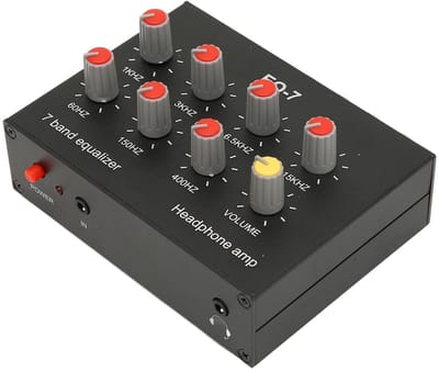 Dailygoody - Equalizer Home Audio - 7-bands Geluidsequalizer - Nauwkeurige Audio-aanpassingen - Compact Formaat - Hoge Basaanpassing - Ideaal voor Opn...