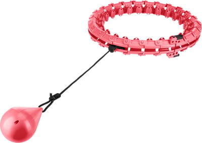 Queenfit® Hoelahoep Verstelbare Band met Gewicht - voor Volwassenen & Kinderen - voor Afslanken & Buikspieren - Fitness, Pilates, Gymnastiek, Home Gym