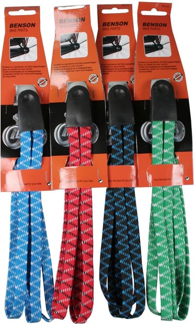 Benson Snelbinder - Elastische Banden - Duurzaam Kunststof - 60 cm - Mix kleur