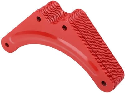 Ladder Versterking Platen - Gegalvaniseerd IJzer - Ladder Stabiliteit - 20 Stuks Set - 132 mm Lengte