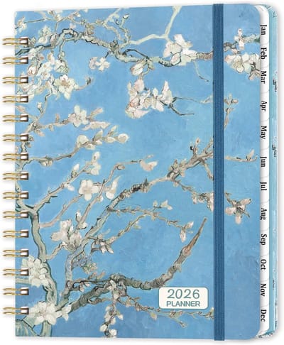 Week- en Maandplanner 2024 | Harde Kaft & Overzichtelijk Formaat | Jaarplanner Januari t/m December