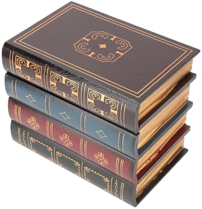 Dailygoods- Boekenkist Vintage - Decoratieve Opbergdoos - Houten Kist - Antiek Design - Lichtgewicht - Afmetingen 15,9x20cm