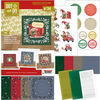 Hobbydots on Colour 34 - Gnome for Christmas