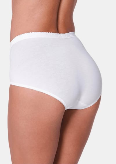 Tailleslip, set van 4 - wit - Gr. 38 van Goldner Fashion