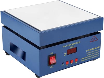 Voorverwarmer Station - Verwarmingsplaat - Elektronica Reparatie - LED Microcomputer Controle - 200x200mm