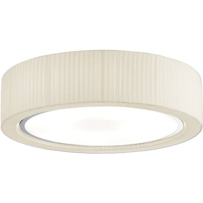 Bover plafondlamp Urban, zilver/crèmekleurig, Ø 60 cm