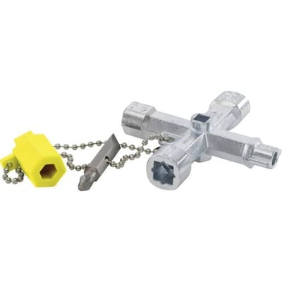C.K T4455 Schakelkastsleutel 12 in 1 Schakelkastsleutel Zinkspuitgietwerk 1 stuk(s)