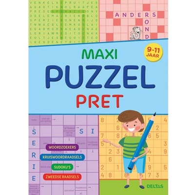 Deltas Maxi puzzelpret (9-11 j.) Educatieve boeken (spelletjes en raadsels)