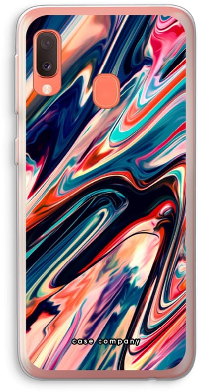 Case Company® - Hoesje geschikt voor Samsung Galaxy A20e hoesje - Quantum Being - Soft Cover Telefoonhoesje - Bescherming aan alle Kanten en Schermrand