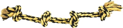 Hondenspeeltje Touw - Knoop Touw - Actief Spelen - Duurzaam Katoen - 25 inch - Verschillende Kleuren