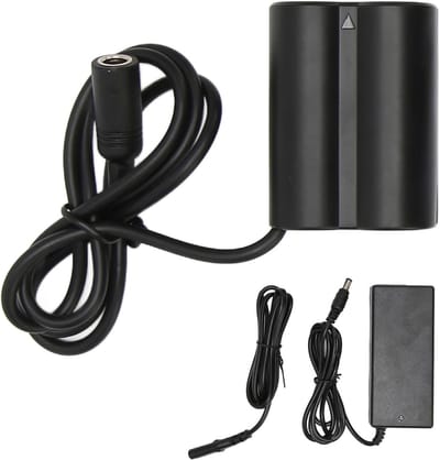 Full Decoding Dummy Battery en AC Adapter voor Fujifilm Camera's - Oplader Kit voor X-T5, X-T4, GFX-100S, X-H2S, GFX-50S II, VG-XT4 met EU Stekker