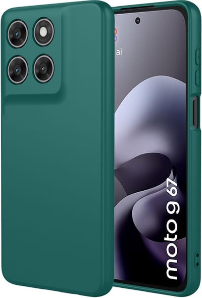 MobyDefend Hoesje - Geschikt voor Motorola Moto G67 / G77 / G87 - Matte Siliconen Backcover - Groen
