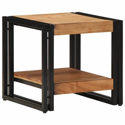 vidaXL - Salontafel - Bruin - 40 - x - 40 - x - 38 - cm - Massief - Acacia - Hout