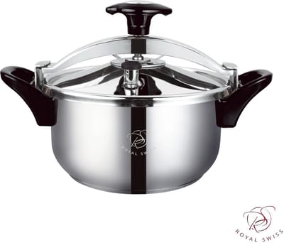 Royal Swiss - Snelkookpan - RVS - 4 Liter - Geschikt voor inductie - Ø 22 cm.
