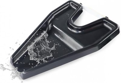 Mobiclinic - Draagbare haarwasbak - mobiel haarwastafel - PVC - Voor stoel - Lichtgewicht en comfortabel - Kunststof - Zwart