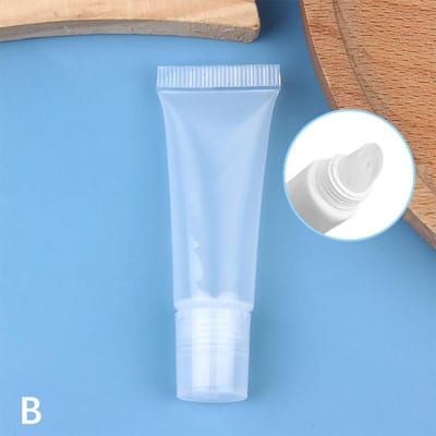 10 ml Lege Transparante Clear Knijptubes | Herbruikbare Cosmetische Containers Met Kleurrijke Doppen