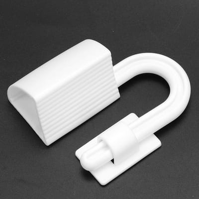 JHUBERS- Deurklem 4-pack - Deurbeveiligingsstopper - Kindveilig - Vingerbeschermer - Geschikt voor deurnaad > 9 mm - Materiaal PP - Deurbeschermer