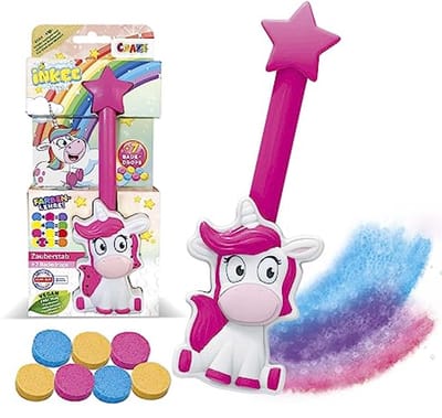 Unicorn Toverstaf met Badbommen - Kleuren Leren en Magisch Badplezier voor Kinderen