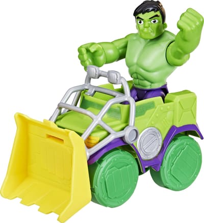 Disney Marvel Speelset Marvel Spidey & His Amazing Friends Vehicle met figuur Iron Racer - Marvel Speelset Marvel Spidey & His Actiefiguren en