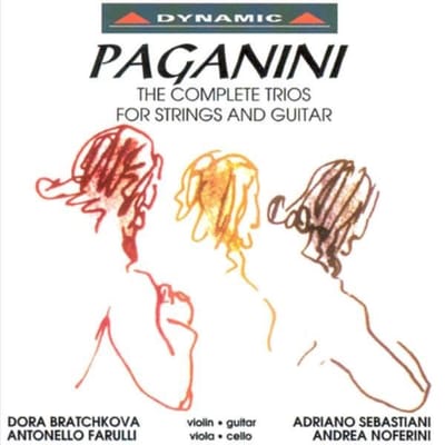 Dora Bratchkova, Antonello Farulli, Adriano Sebastiani, Andrea Noferini - Paganini: The Complete Trios For Strings And Guitar (CD)