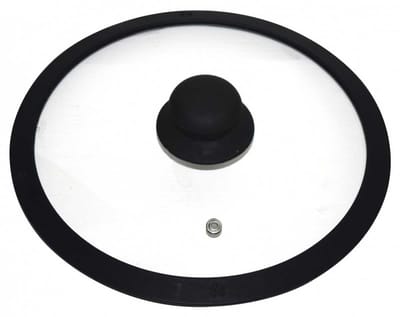 Kinghoff - Universeel Deksel - 28cm - Gehard Glas - Siliconen Rand