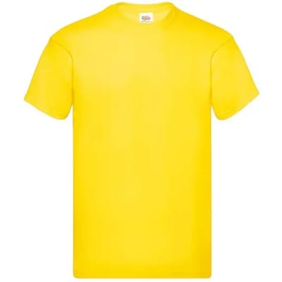 Fruit of the Loom - Original T - Yellow - L