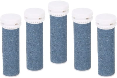 Dailygoods- Vervangende Rollers 5 Stuks - Grove Reserve Rollen - Hard Skin Remover - Voetverzorging - Wasbaar Materiaal - Geschikt voor Micro Pedinano - Eeltverwijderaar