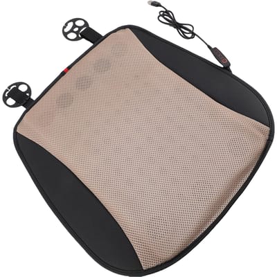 Coussin de Refroidissement pour Voiture Alimenté par USB 3 Réglages de Température Universel Coussin de Refroidissement Ventilé pour Siège de SUV Camionnette Fourgonnette Camping-car Seat cushion gray