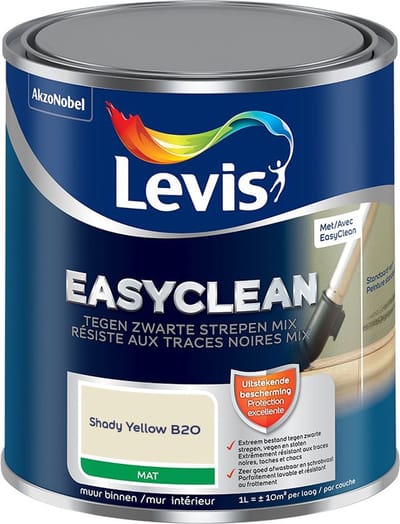 Levis - Easyclean Tegen Zwarte Strepen Mix - Shady Yellow B20 - Mengverf - 1 L