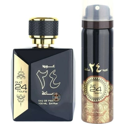 Ard Al Zaafaran Oud 24 Hours Giftset 150 ml - Edp Spray 100ml/Deo Spray 50ml