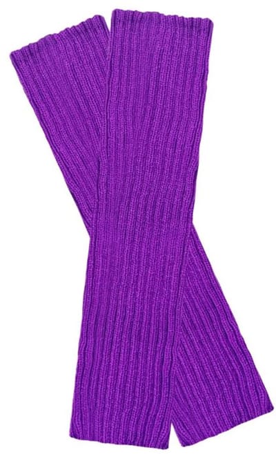 Beenwarmers - Overknee - Leg warmers - Kuitwarmers - 40 cm - Verkleedaccessoires - Carnaval - Paars - One size - 1 paar - Jonyx
