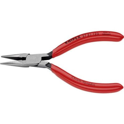 Knipex 37 31 125 Platte rondbektang Elektronica en fijnmechanica Recht Gereedschapsstaal 125 mm