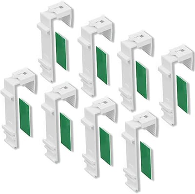 8 Stuks Klembeugels voor Rolgordijnen - Eenvoudige Installatie voor Vensterverduistering - Instelbare Gordijnbeugels voor Reparatie van Gordijnen en Zonneschermen - Universeel Geschikt voor Alle Soorten Rolgordijnen