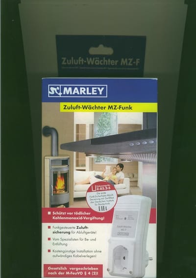 Toevoerluchtbewaker - Ventilatiebewaker - Veilige Afvoerlucht - Radiografische Besturing - 262 x 128 x 84 cm