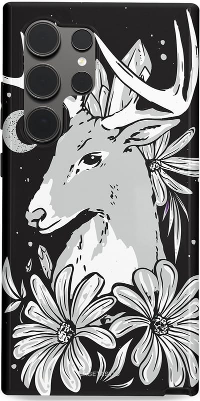 Casetastic Hoesje Geschikt voor Samsung S24 Ultra - Stijlvolle Beschermende Duo-layer Case - Lunagewei