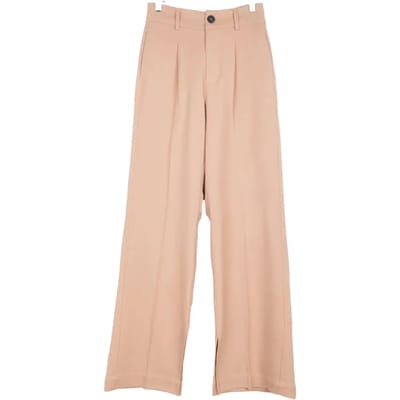 Rechthoekige broek met subtiel patroon dames 24 Colours