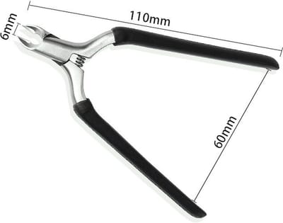 WiseGoods Luxe Nagelriem Knipper - Ingegroeide Teennagel - Nagel - Verzoring - Nagelknipper - Nagels - Kniptang - Schaar - Zwart