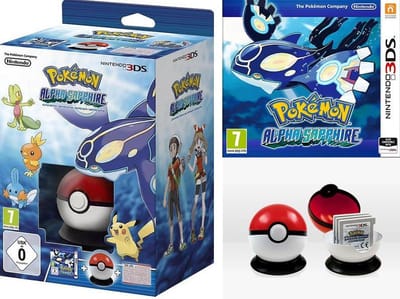 Pokemon Alpha Sapphire + Card Case - 2DS + 3DS