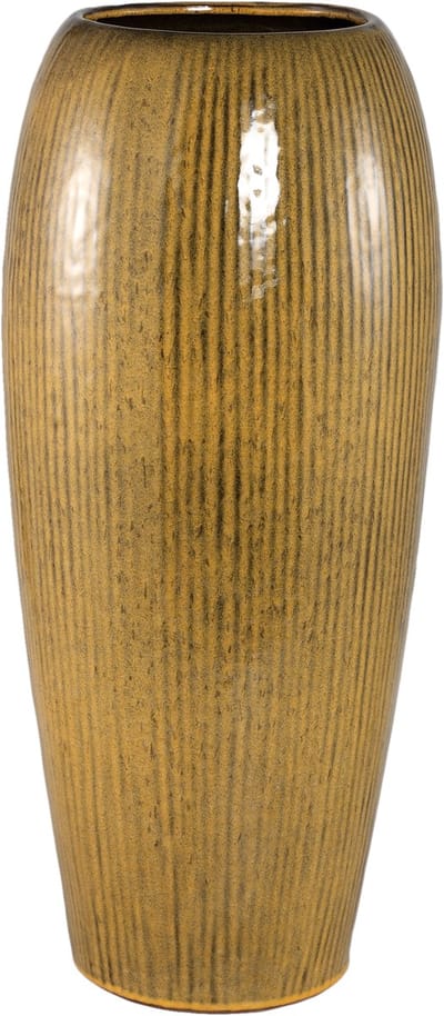 PTMD Tamica Dark Brown Ceramic Pot L