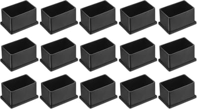15 stuks PVC Vierkante Stoelpootdoppen voor Hardhouten Vloeren - Geluidsdempend