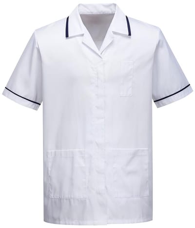 PORTWEST C820 GEZONDHEIDSZORG TUNIEK - WIT - 2XL