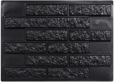 Bestratingsvormen Plastic - Beton Mal - Tuinpaden Maken - Herbruikbaar Ontwerp - 68.5 x 49 cm - Zwart