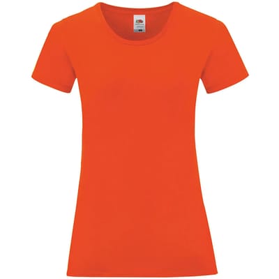 Dames-T-shirt Fruit of the Loom Iconic 150