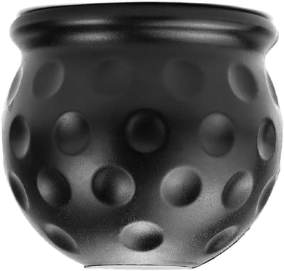 EXCITAT Trekhaakhoes - Trekhaakkogelbeschermer - Kogelhoes - Universele 50mm trekhaakhoes - Universele trekhaakhoes - Aanhangeraccessoire - Golfballook - Zwart - Kunststof