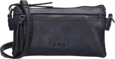 Beagles Ferro Schoudertas Dames - Crossbodytas met verstelbare en afneembare schouderband - Tas van Imitatieleder - Blauw