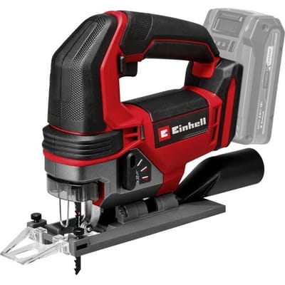 Einhell Accu Decoupeerzaag TE-JS 18/100 Li Solo - Power X-Change - 18 V/Li-ion - Slaghoogte: 26 mm - Versteksneden: max. 45° - LED-verlichting - Blaasfunctie - Excl. accu en lader