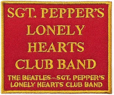 The Beatles - Sgt. Pepper's?. Patch - Rood