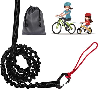 Draagbare Elastische Fiets Trekkoord voor Kinderen, Ouderlijke Trekband voor Fietsen, MTB Accessoires voor Buitenactiviteiten